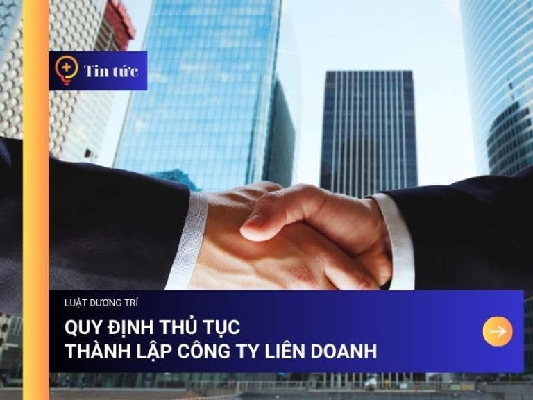 thành lập công ty liên doanh