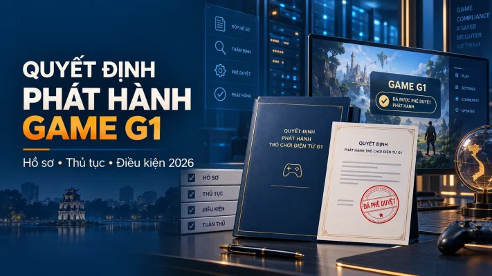Quyết định phát hành Game G1: Hồ sơ, thủ tục và điều kiện 2026