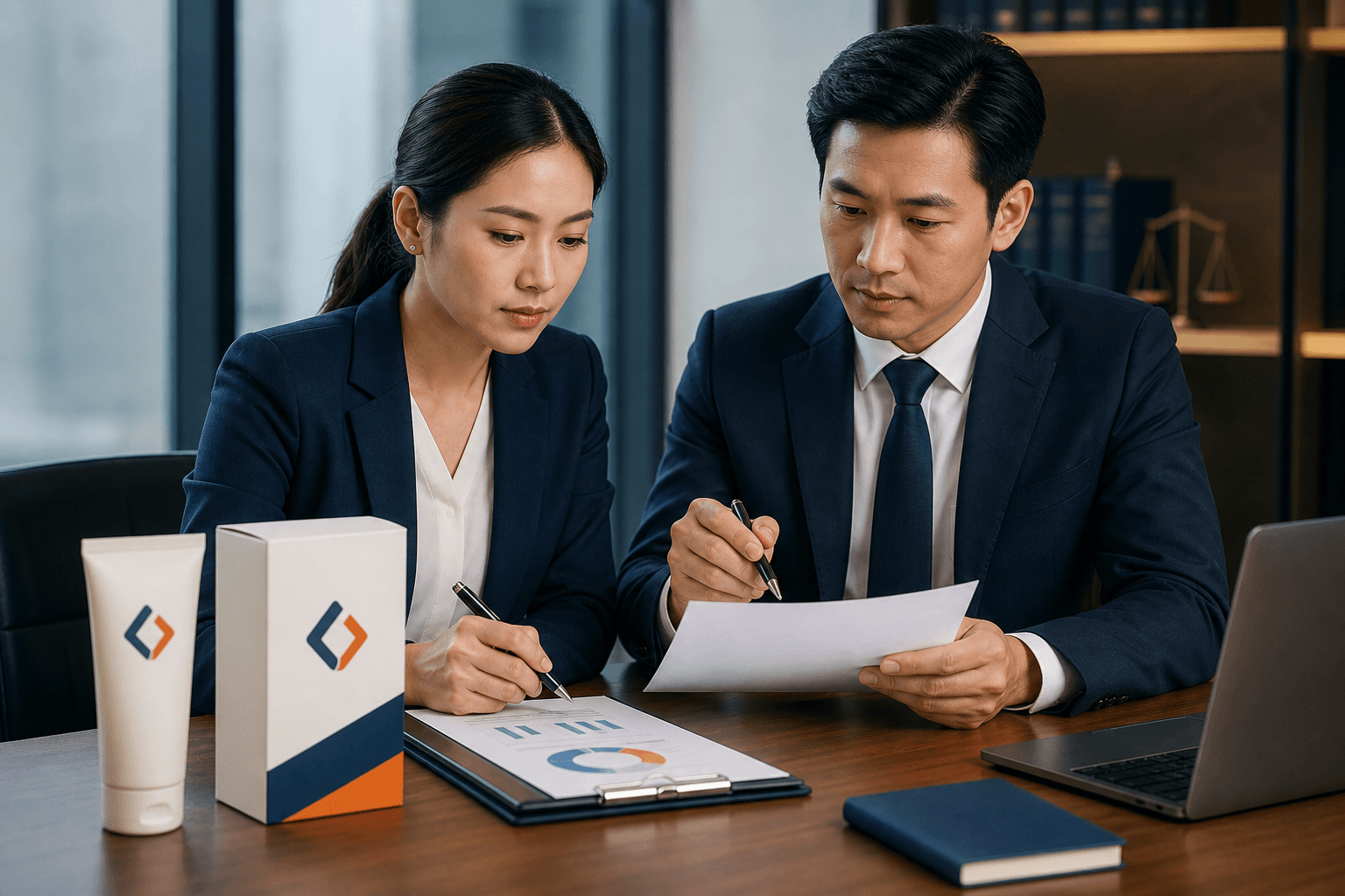 Chủ sở hữu và bên nhận li-xăng rà soát phạm vi sử dụng nhãn hiệu trên sản phẩm